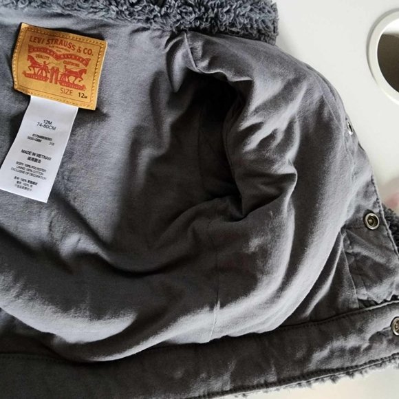 EUC Fuzzy Levi Jacket (Gray) - Picture 6 of 6